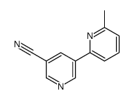 5-(6-methylpyridin-2-yl)pyridine-3-carbonitrile结构式