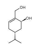 (1S,5R)-2-(hydroxymethyl)-5-isopropylcyclohex-2-enol结构式