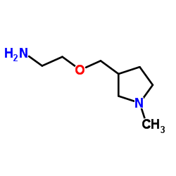 2-[(1-Methyl-3-pyrrolidinyl)methoxy]ethanamine Structure