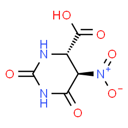 4-Pyrimidinecarboxylicacid,hexahydro-5-nitro-2,6-dioxo-,trans-(9CI)结构式