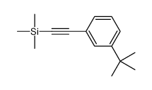 2-(3-tert-butylphenyl)ethynyl-trimethylsilane Structure