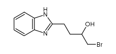 4-(1H-benzo[d]imidazol-2-yl)-1-bromobutan-2-ol结构式