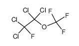 1,1,2,2-tetrachloro-1-fluoro-2-trifluoromethoxyethane结构式