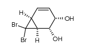 (1α,2α,3α,6α)-7,7-dibromobicyclo[4.1.0]hept-4-ene-2,3-diol结构式