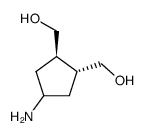 1,2-Cyclopentanedimethanol,4-amino-,(1alpha,2beta,4alpha)-(9CI)结构式