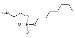 2-aminoethyl heptyl phosphate Structure