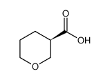 (R)-tetrahydro-2H-pyran-3-carboxylic acid Structure