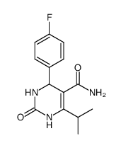 4-(4-fluorophenyl)-6-isopropyl-2-oxo-1,2,3,4- tetrahydro-pyrimidine-5-carboxamide Structure