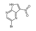 2-bromo-7-nitro-5H-pyrrolo[2,3-b]pyrazine structure