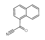 1-NAPHTHALENECARBONYL CYANIDE structure