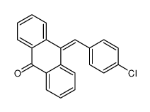 10-[(4-chlorophenyl)methylidene]anthracen-9-one结构式