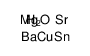 barium,bismuth,calcium,copper,magnesium,oxotin,strontium Structure