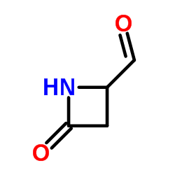 4-oxoazetidine-2-carbaldehyde structure