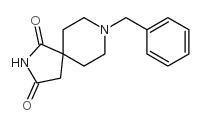 8-Benzyl-2,8-diazaspiro[4.5]decane-1,3-dione Structure