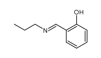 N-propyl-1-(2-hydroxyphenyl)methanimine结构式