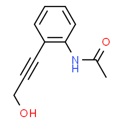 Acetamide,N-[2-(3-hydroxy-1-propynyl)phenyl]- (9CI) structure