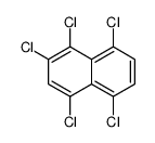 1,2,4,5,8-pentachloronaphthalene结构式
