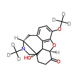 Oxycodone-D6 Structure