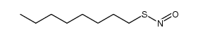 1-nitrososulfanyl-octane Structure