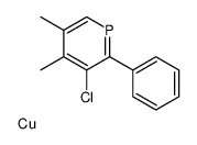 3-chloro-4,5-dimethyl-2-phenylphosphinine,copper结构式