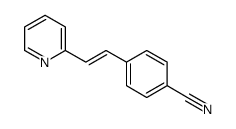 4-(2-pyridin-2-ylethenyl)benzonitrile Structure