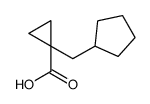 1-(cyclopentylmethyl)cyclopropane-1-carboxylic acid Structure