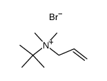 allyl-tert-butyl-dimethyl-ammonium, bromide Structure