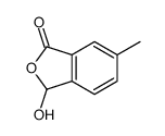 1(3H)-Isobenzofuranone,3-hydroxy-6-methyl-(9CI)结构式