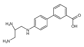 3-[4-[[(2S)-2,3-diaminopropyl]amino]phenyl]benzoic acid Structure