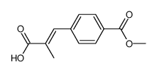 Benzoic acid, 4-[(1E)-2-carboxy-1-propenyl]-, 1-methyl ester (9CI)结构式