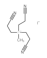 Phosphonium,tris(2-cyanoethyl)methyl-, iodide (1:1)结构式