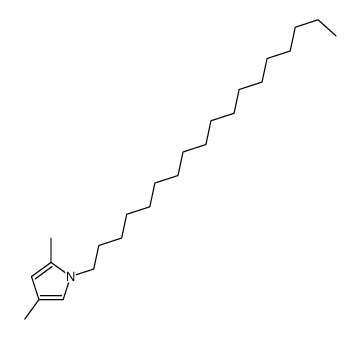 2,4-dimethyl-1-octadecylpyrrole结构式