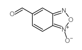 2,1,3-Benzoxadiazole-5-carboxaldehyde,1-oxide structure