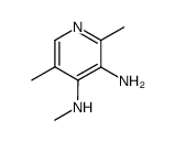 3,4-Pyridinediamine,N4,2,5-trimethyl- Structure