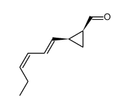 Cyclopropanecarboxaldehyde, 2-(1,3-hexadienyl)-, [1S-[1alpha,2alpha(1E,3Z)]]- (9CI) picture