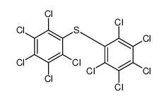 1,2,3,4,5-pentachloro-6-(2,3,4,5,6-pentachlorophenyl)sulfanylbenzene Structure