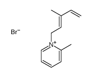 2-methyl-1-(3-methylpenta-2,4-dienyl)pyridin-1-ium,bromide Structure