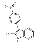 2-methyl-3-(4-nitrophenyl)-1H-indole Structure