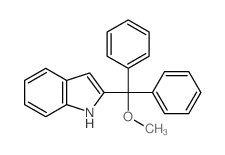 2-(methoxy-diphenyl-methyl)-1H-indole Structure