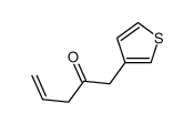 1-thiophen-3-ylpent-4-en-2-one结构式