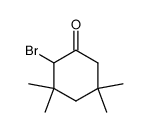 2-Brom-3,3,5,5-tetramethylcyclohexanon Structure