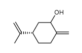 (5S)-2-methylene-5-(prop-1-en-2-yl)cyclohexanol结构式