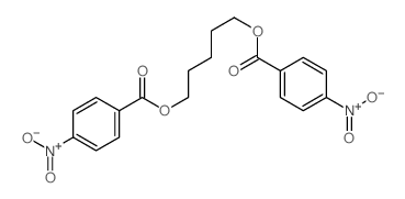 1,5-Pentanediol,1,5-bis(4-nitrobenzoate)结构式