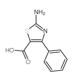 2-AMINO-4-PHENYLTHIAZOLE-5-CARBOXYLIC ACID Structure