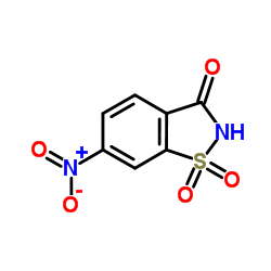 6-Nitrobenzo[d]isothiazol-3(2H)-one 1,1-dioxide Structure
