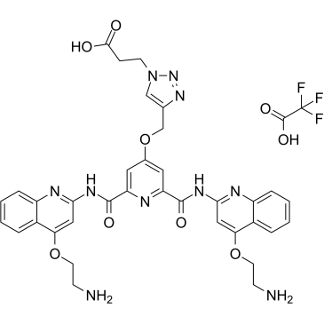 Carboxy pyridostatin trifluoroacetate salt结构式