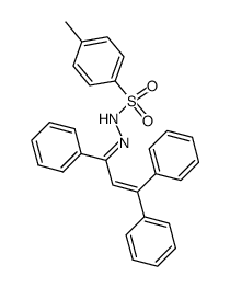 4-methyl-N'-(1,3,3-triphenylallylidene)benzenesulfonohydrazide Structure