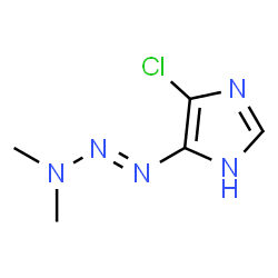 1H-Imidazole,4-chloro-5-(3,3-dimethyl-1-triazenyl)- (9CI) structure