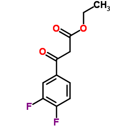 Ethyl 3-(3,4-difluorophenyl)-3-oxopropanoate Structure