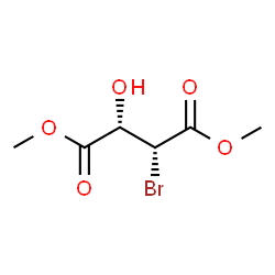 Butanedioic acid, 2-bromo-3-hydroxy-, dimethyl ester, (2R,3S)-rel- (9CI) structure